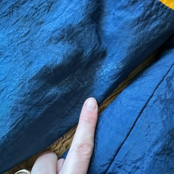 Match 1 Men's Size XL Vintage Michigan Wolverines Puffer Coat Quarter Zip - Picture 3 of 13